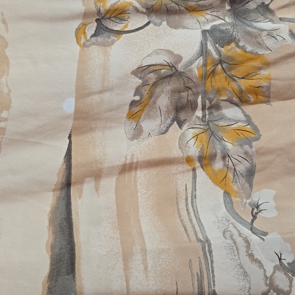 1970's Womens Vintage Leaf And Sunset/moon Print Size:XL - Picture 4 of 4